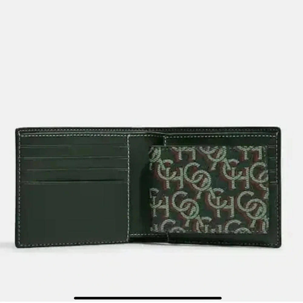COACH Bifold Wallet with Removable Bifold Card Carrier NWT